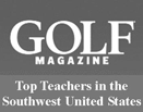 Golf Magazine Top Teachers in the Southwest United States